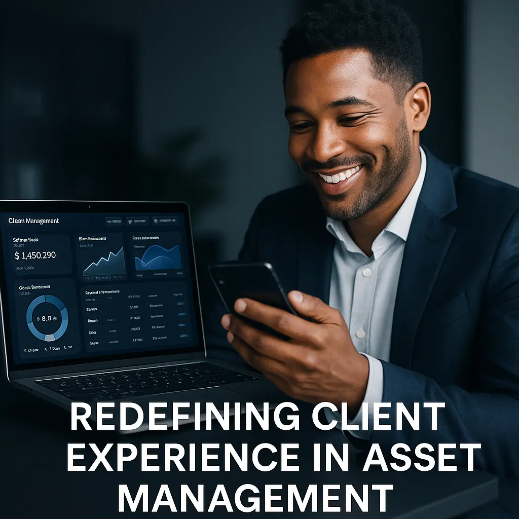 An investor smiling