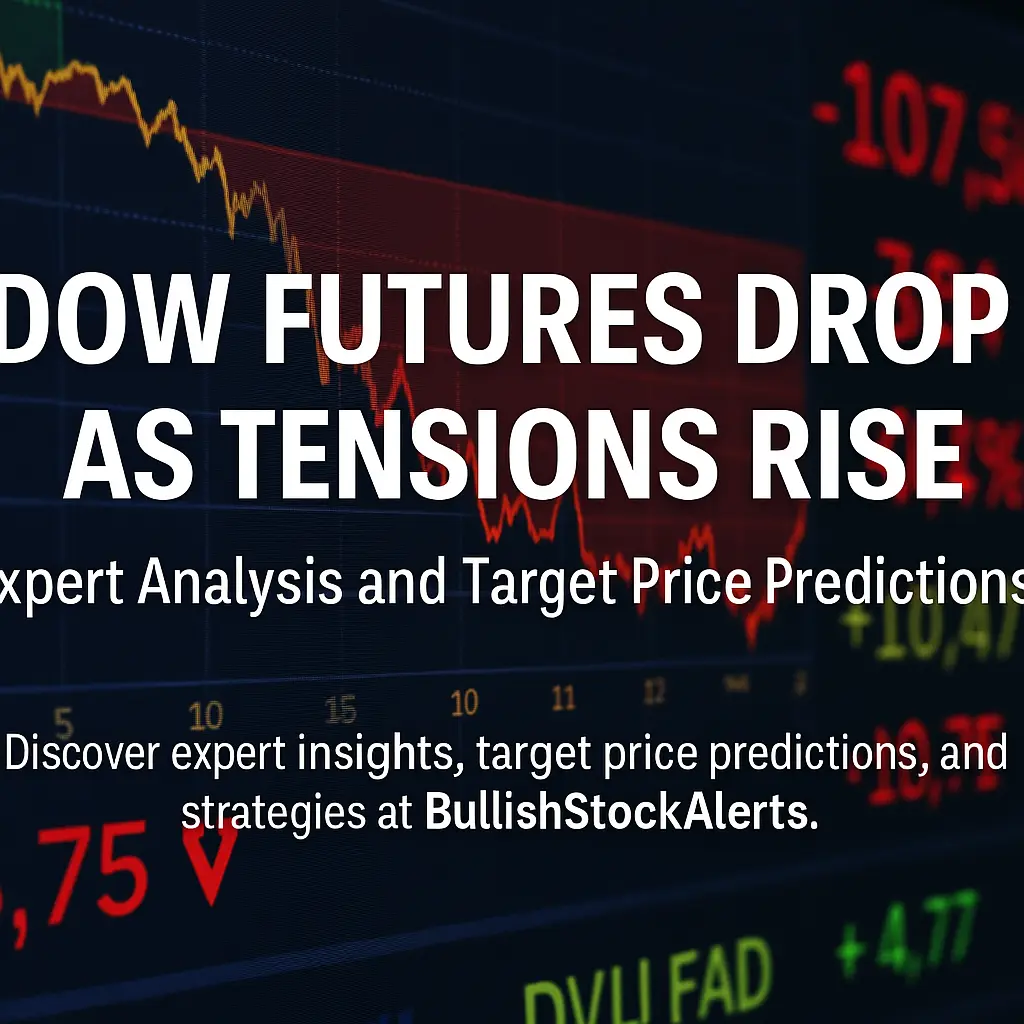 Dow Futures Drop as Tensions Rise