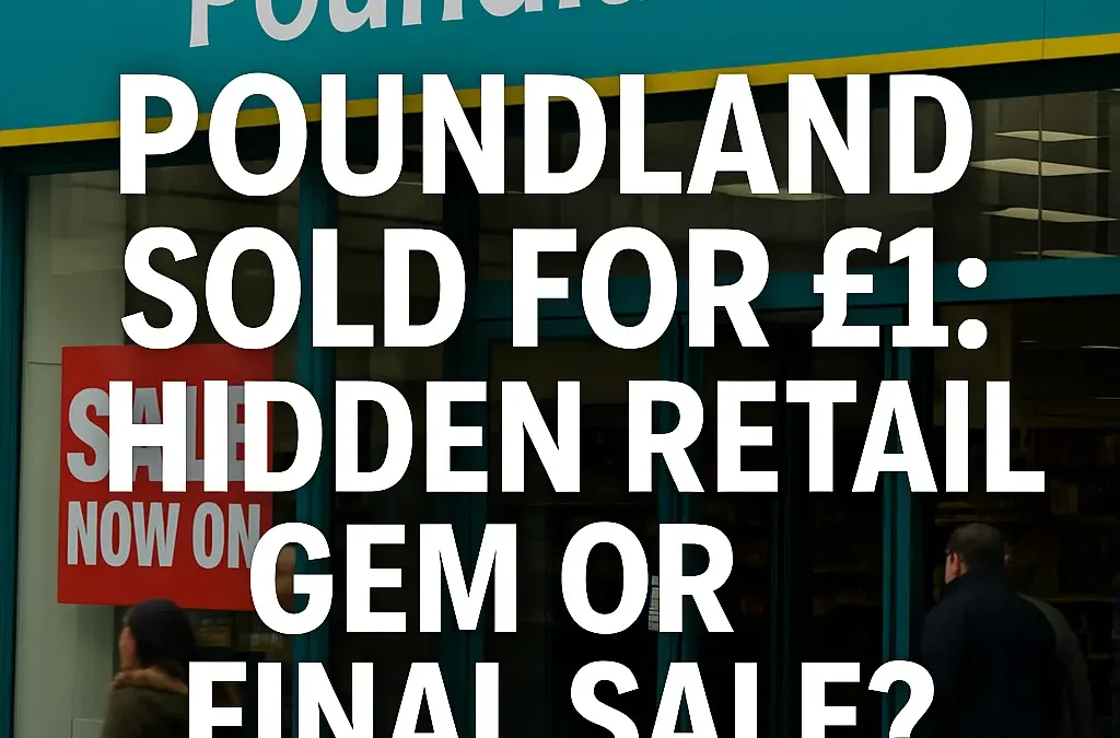 Poundland Sold for £1: Is This the Bargain of the Decade or a Collapse in Slow Motion?