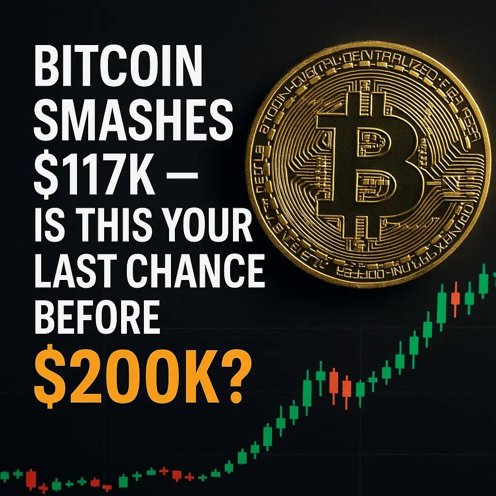 Bitcoin just broke through $117,000