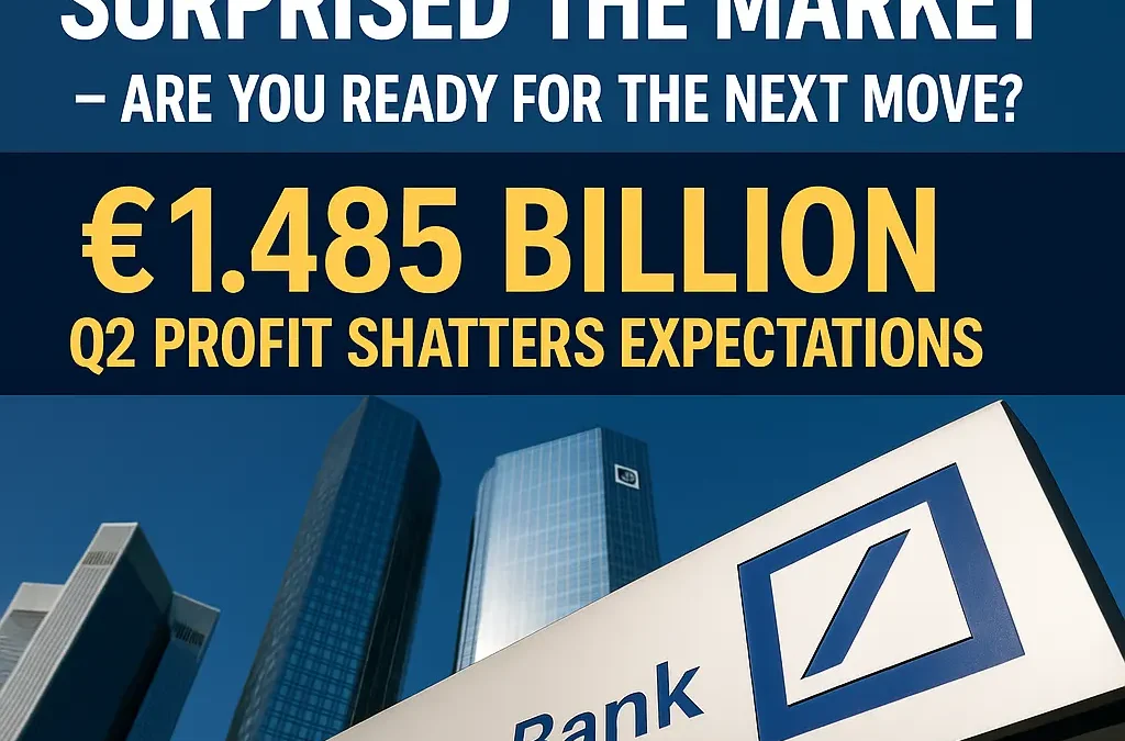 Don’t Miss the Deutsche Bank Momentum: Why Analysts Are Upgrading Their Forecasts