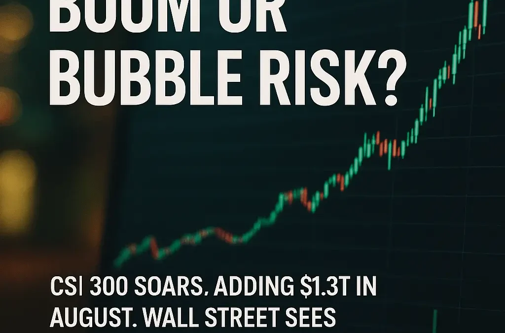 China’s $1.3 Trillion Stock Surge: Boom or Bubble Ready to Burst?