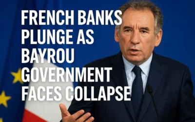 Billions Wiped Out: French Banks Plunge as Bayrou’s Government Faces Collapse