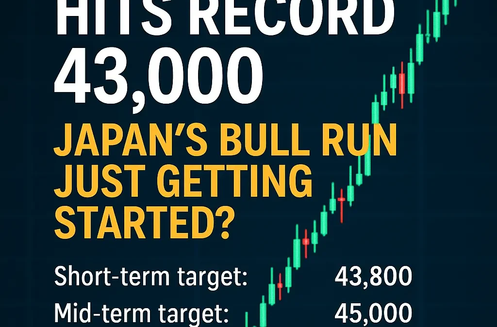Japan’s Nikkei Blasts Past 43,000 for the First Time — Is This the Start of a Mega Bull Run?