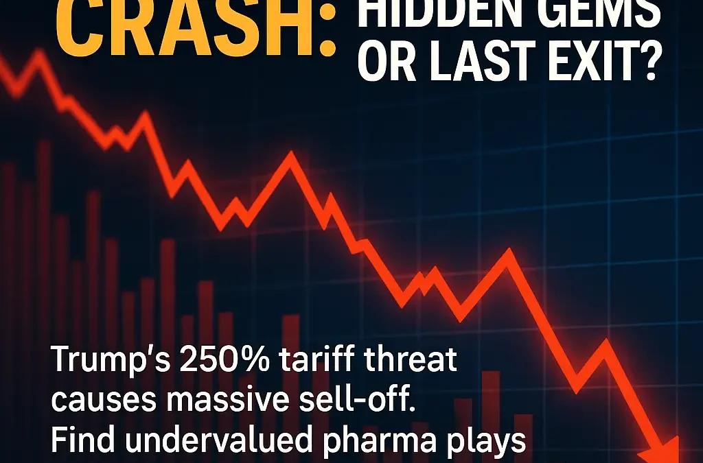 Pharma Panic or Golden Opportunity? Trump’s 250% Tariff Threat Sparks Massive Selloff – What Smart Investors Are Doing Now