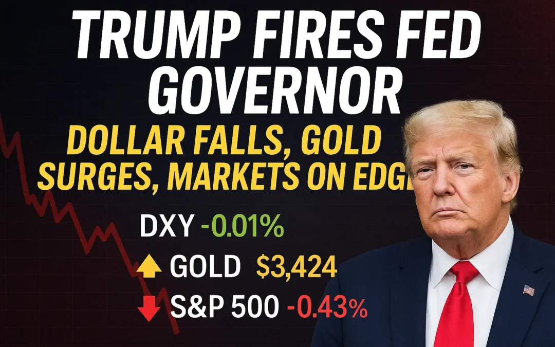 Shockwaves in Global Markets: Trump Fires Fed Governor – Is This the Beginning of a Financial Earthquake?