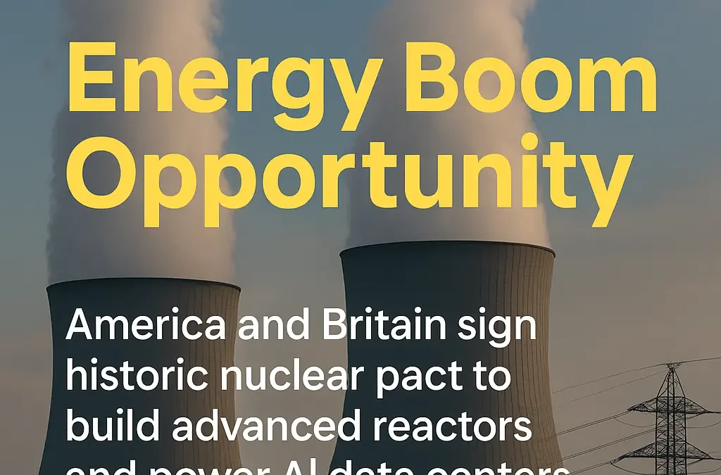 US–UK Nuclear Pact Ignites a “Golden Age of Energy” – Will Small Modular Reactors Spark the Next Power Boom?