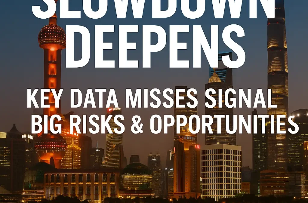 China’s Economic Slowdown Deepens: Key Data Misses Signal Trouble—and Opportunity for Bold Investors