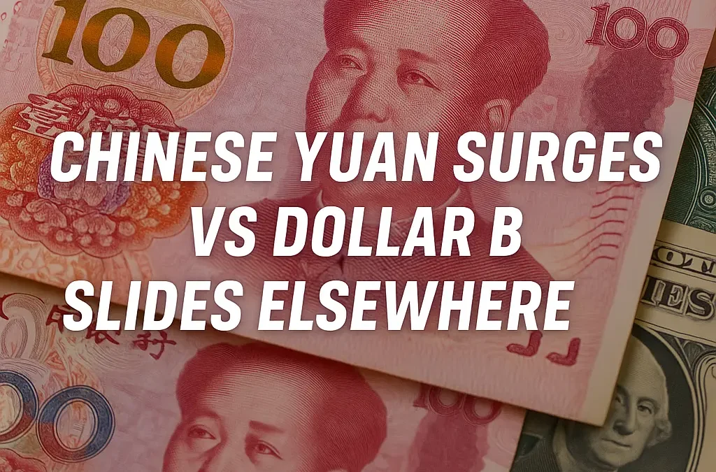 Chinese Yuan’s Split Personality: Rally vs. Dollar, Slide Elsewhere—How Traders Can Profit from the Divergence