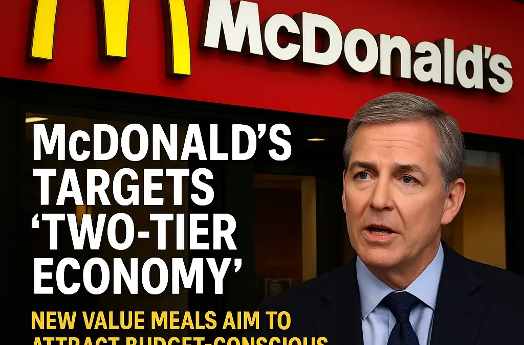 McDonald’s Warns of a “Two-Tier Economy” as Value Meals Return—What It Means for MCD Stock