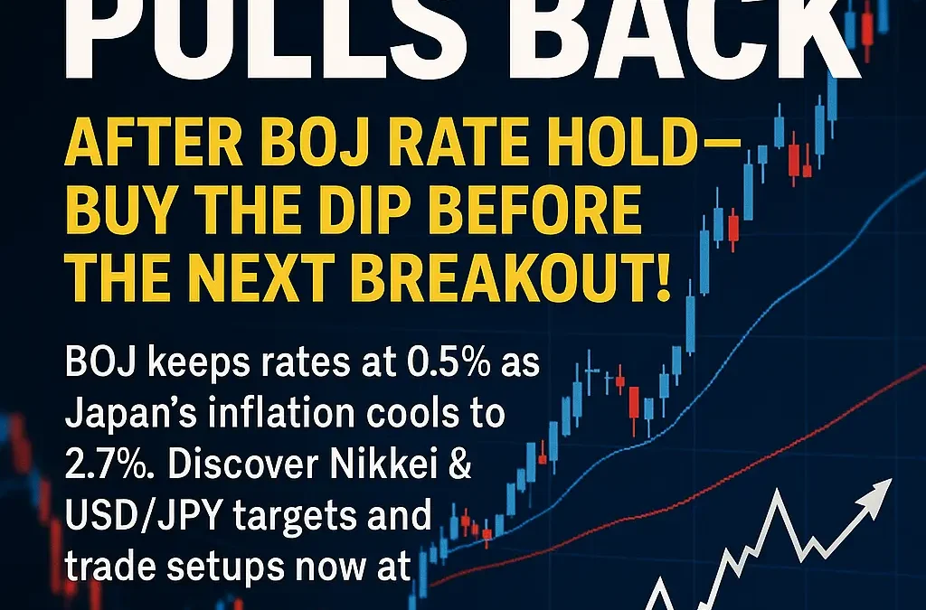 Nikkei Pullback or Buying Opportunity? BOJ Holds Rates at 0.5% as Inflation Cools
