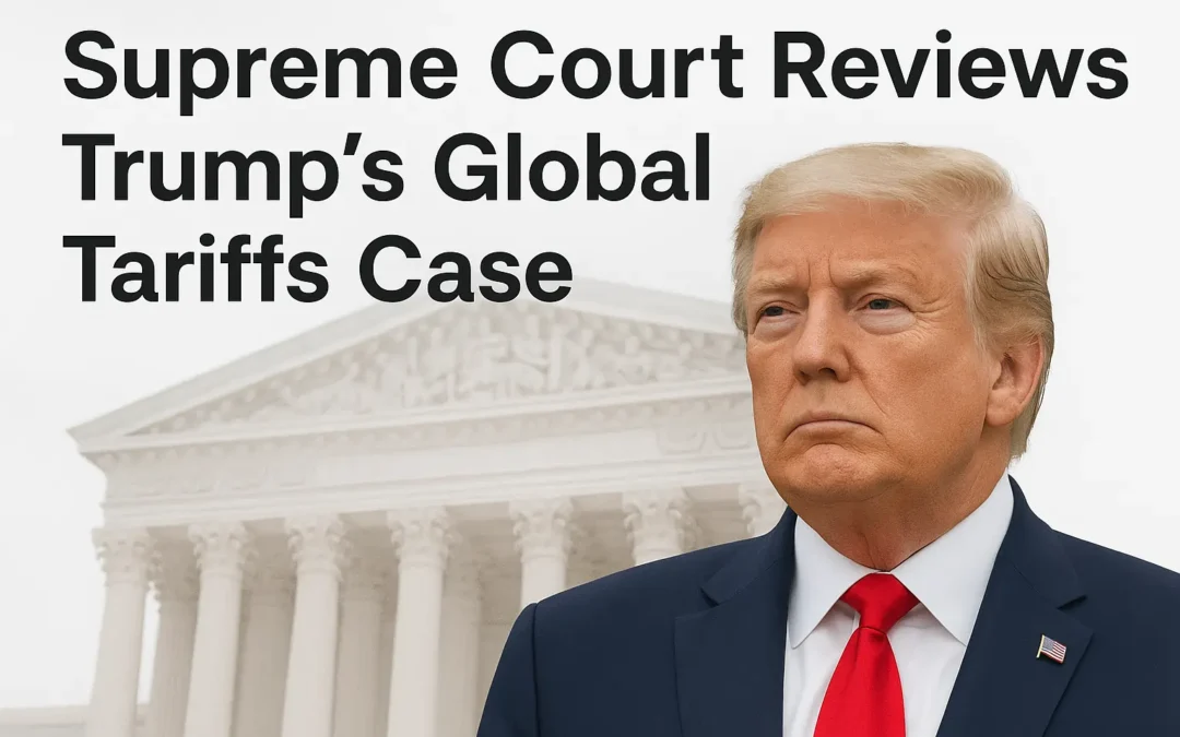 High Court Takes Up Challenge to Trump’s Tariffs in His Absence