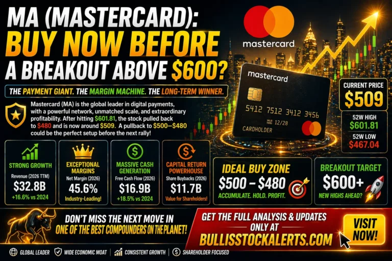 Mastercard (MA) at $509: Stock Valuation, Margins and Cash Flow